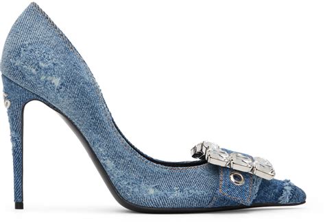 dolce and gabbana denim heels.